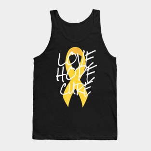 Love Hope Cure Sarcoma T shirt Sarcoma Cancer Tank Top